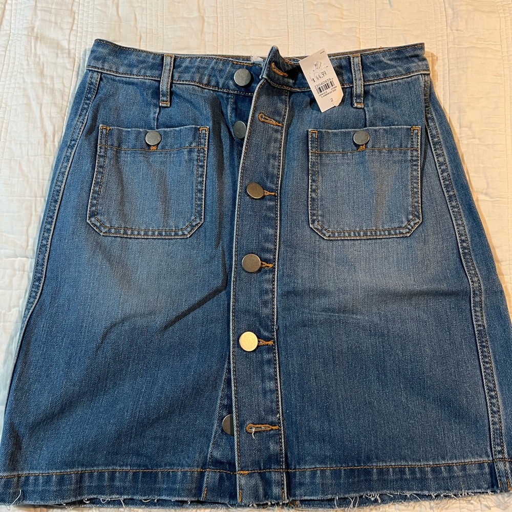 New with tags 90s jean skirt